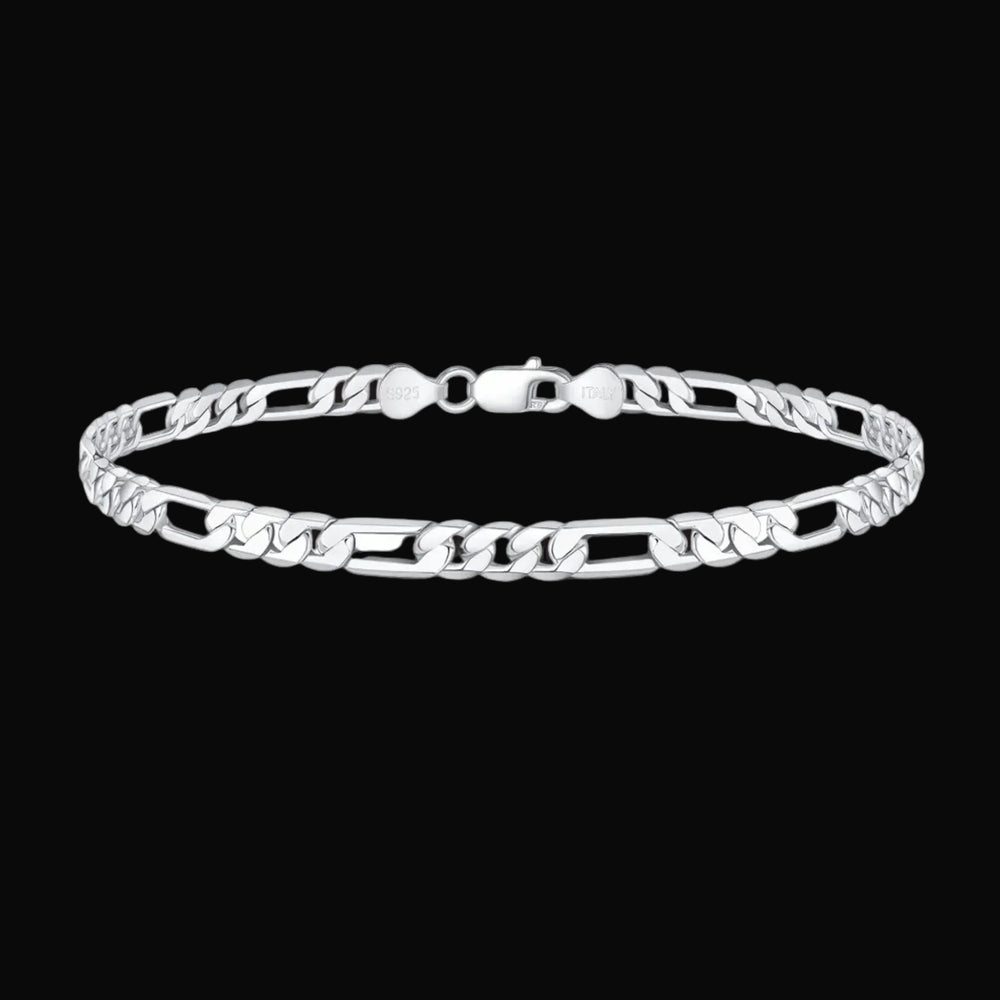 Sterling Silver Figaro Bracelet