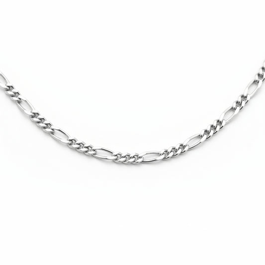 Italian silver Figaro 18 Inch Chain