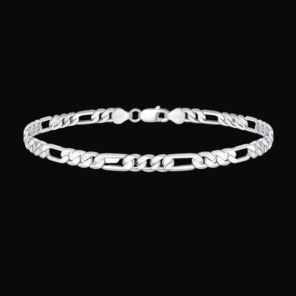 Sterling Silver Figaro Bracelet