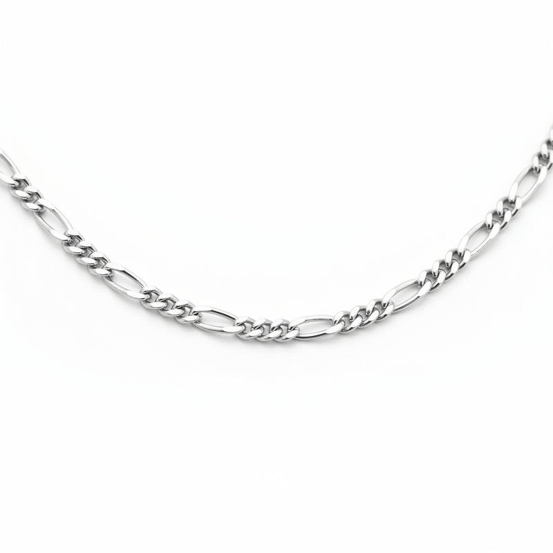 Italian silver Figaro 18 Inch Chain