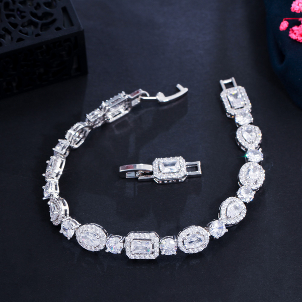 Zircon Drop Bracelet