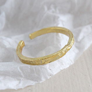 Gold and Silver Textured Rings