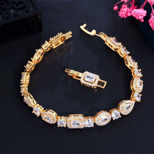 Zircon Drop Bracelet