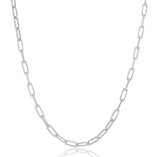 Silver Paper  Necklace