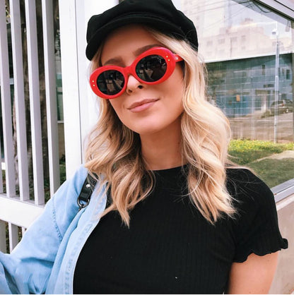 Vintage Oval Sunglasses (Oval Style)